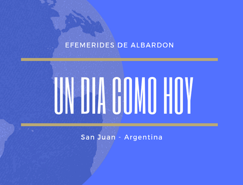 2 de Octubre - Efemérides de Albardón